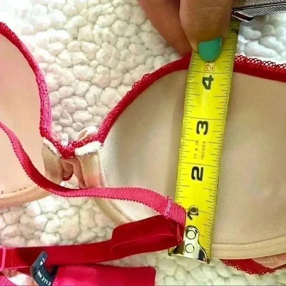 Elle Macpherson Intimates Pink Chevron Crochet Bra - Picture 11 of 11